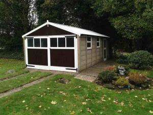 Double Apex Garage Refurbishment with Barn Garage Doors | Danmarque Garages