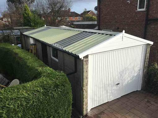 Asbestos Garage Roof Replacement | Danmarque Garages