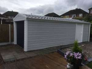 Overcladded Concrete Sectional Garage | Danmarque Garages