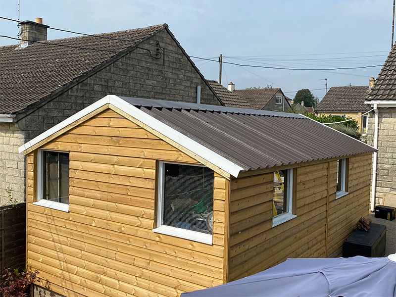 Apex Shed Roof Replacement | Danmarque Garages